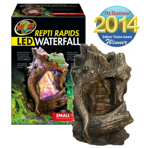 Repti Rapids LED Waterfall Wood style S
