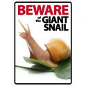 Beware sign: Snegl