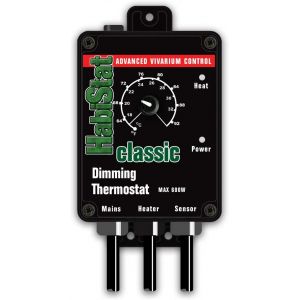 Habistat Dimming Thermostat "Classic Black"