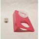 Magnetic twin gecko ledge pink large